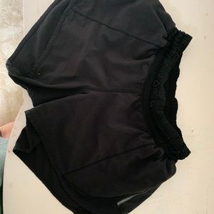 Black lululemon shorts